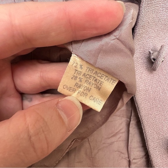 Vintage Y2K Zelda Lavender Purple Studded Blazer Office Siren Fitted 6 Small - Picture 6 of 8